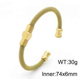 Stainless Steel Gold-plating Bangle