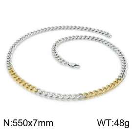 SS Gold-Plating Necklace