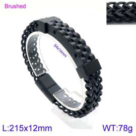 Stainless Steel Black-plating Bracelet