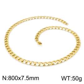 SS Gold-Plating Necklace