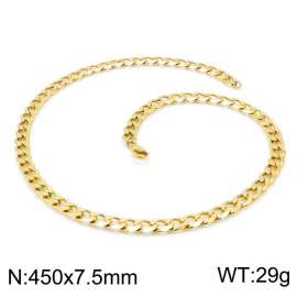 SS Gold-Plating Necklace