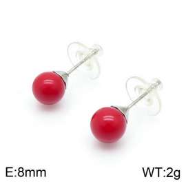 SS Shell Pearl Earrings