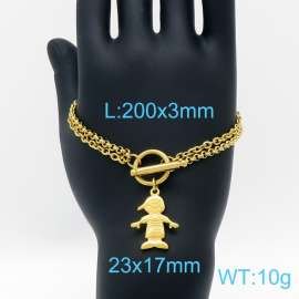 Stainless Steel Gold-plating Bracelet