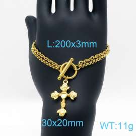 Stainless Steel Gold-plating Bracelet