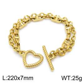 Stainless Steel Gold-plating Bracelet