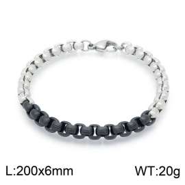 Stainless Steel Black-plating Bracelet