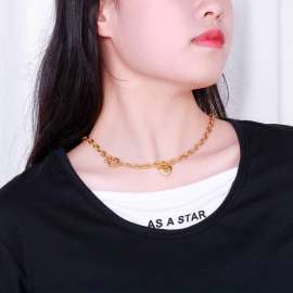 SS Gold-Plating Necklace