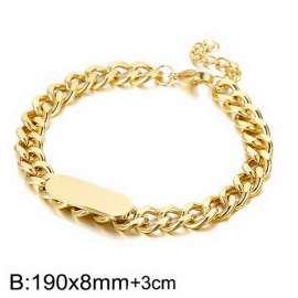 Stainless Steel Gold-plating Bracelet