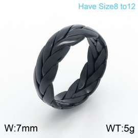 Stainless Steel Black-plating Ring