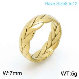 Stainless Steel Gold-plating Ring