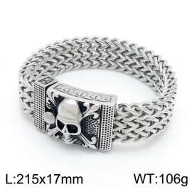 Stainless Skull Bracelet