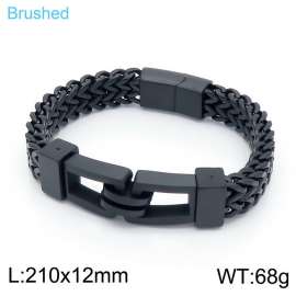 Stainless Steel Black-plating Bracelet