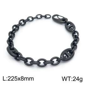 Stainless Steel Black-plating Bracelet