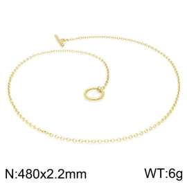 SS Gold-Plating Necklace