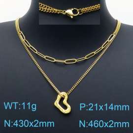 SS Gold-Plating Necklace