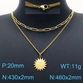 SS Gold-Plating Necklace