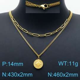 SS Gold-Plating Necklace