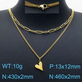 SS Gold-Plating Necklace