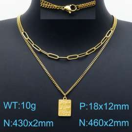 SS Gold-Plating Necklace