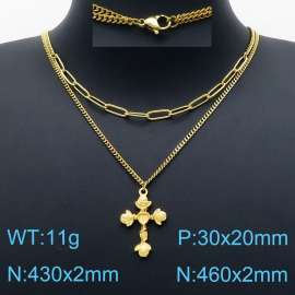 SS Gold-Plating Necklace