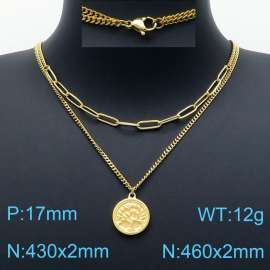 SS Gold-Plating Necklace