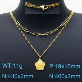 SS Gold-Plating Necklace