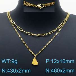 SS Gold-Plating Necklace