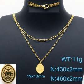 SS Gold-Plating Necklace