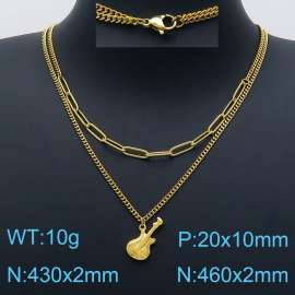 SS Gold-Plating Necklace