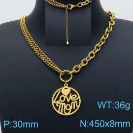 SS Gold-Plating Necklace