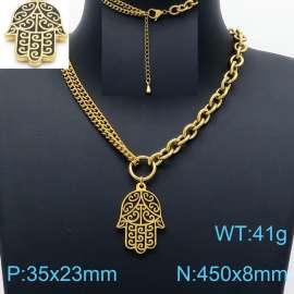 SS Gold-Plating Necklace