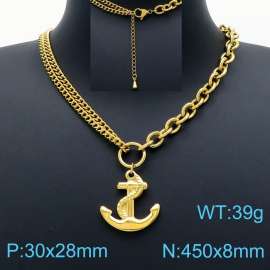 SS Gold-Plating Necklace