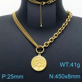 SS Gold-Plating Necklace