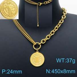 SS Gold-Plating Necklace