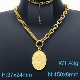 SS Gold-Plating Necklace