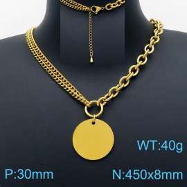 SS Gold-Plating Necklace