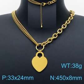 SS Gold-Plating Necklace