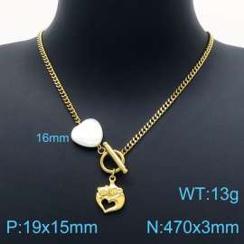 SS Gold-Plating Necklace