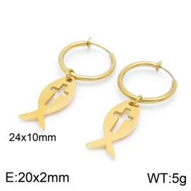 SS Gold-Plating Earring