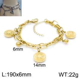 Stainless Steel Gold-plating Bracelet