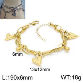 Stainless Steel Gold-plating Bracelet