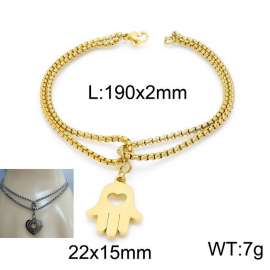 Stainless Steel Gold-plating Bracelet