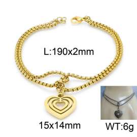 Stainless Steel Gold-plating Bracelet