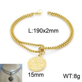 Stainless Steel Gold-plating Bracelet