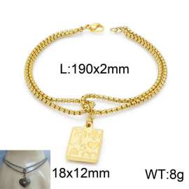 Stainless Steel Gold-plating Bracelet