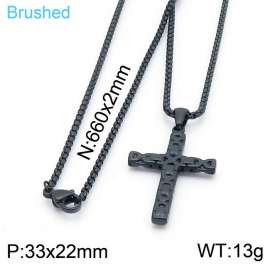 Stainless Steel Black-plating Necklace