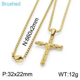 SS Gold-Plating Necklace