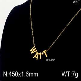 SS Gold-Plating Necklace