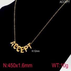 SS Gold-Plating Necklace