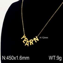 SS Gold-Plating Necklace